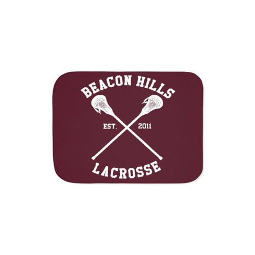 Beacon Hills Lacrosse Sherpa Blanket