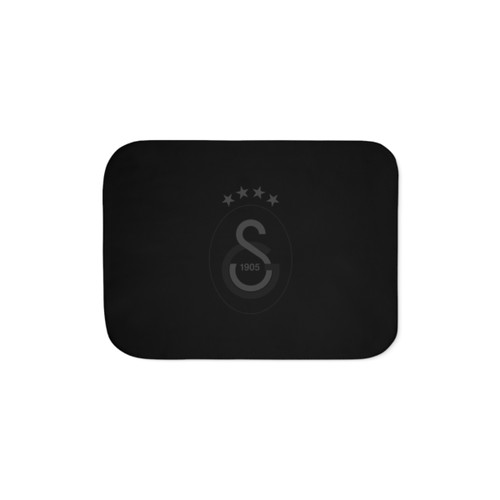 Galatasaray Black Sherpa Fleece Blanket