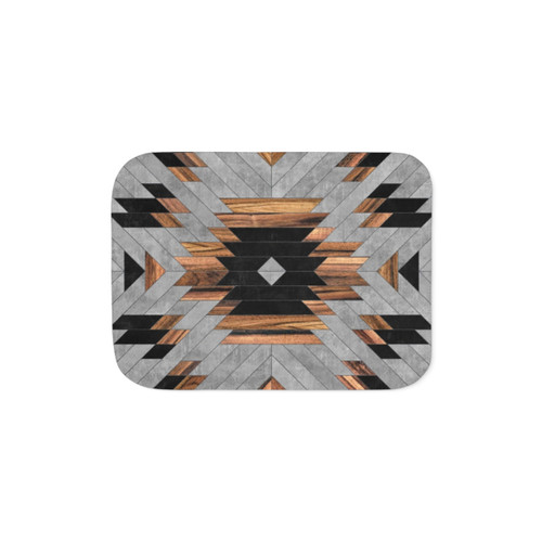 Urban Tribal Pattern Sherpa Blanket