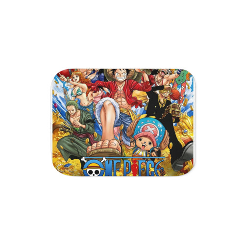 OP Sherpa Blanket with One Piece Characters