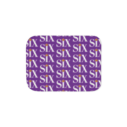 Six the Musical Logo Sherpa Blanket