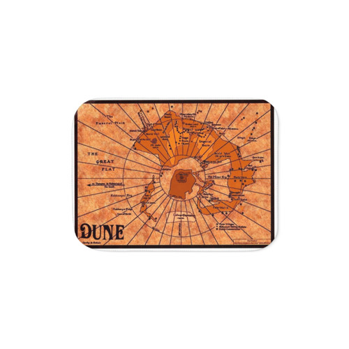 DUNE Map Sherpa Blanket - Sci-Fi Fantasy Home Decor