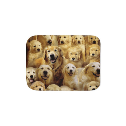 Golden Retriever Sherpa Blanket
