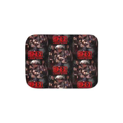 911 Lone Star Cellular Sherpa Blanket