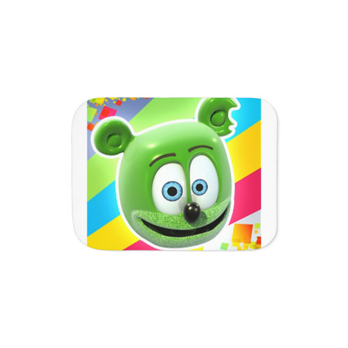 Gummibar Sherpa Blanket - Soft, Cozy Kids Character Throw