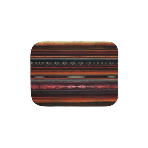 Traveller's Garment Sherpa Blanket with Bohemian Pattern