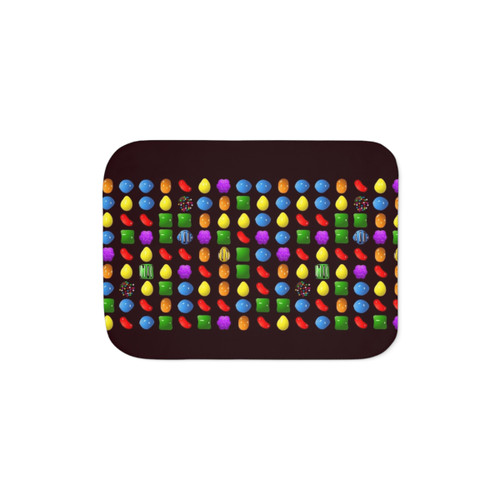 Candy Crush Saga Inspired Sherpa Blanket