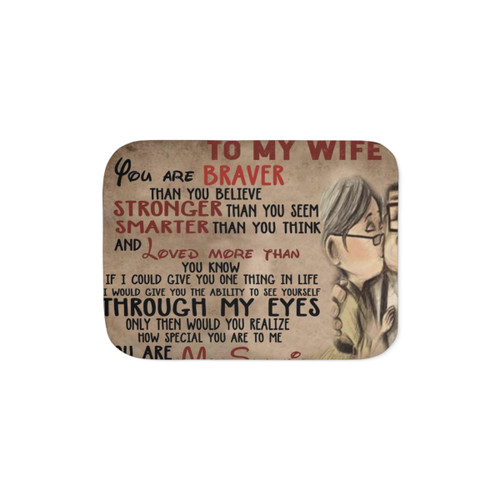 Soft and Cozy Sherpa Blanket for Your Wife