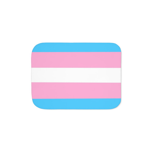 Transgender Pride Sherpa Blanket