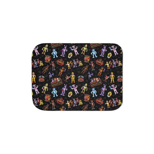 Five Nights at Freddy's Sherpa Blanket - Soft, Cozy FNAF Themed Throw