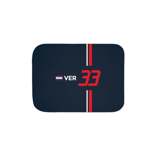 Max Verstappen Sherpa Blanket - Cozy F1 Merchandise