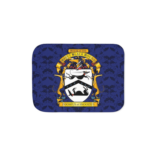 Greyhound Heraldry Sherpa Blanket