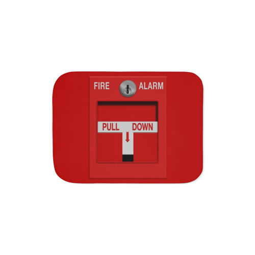 Fire Alarm Pull Station Sherpa Blanket