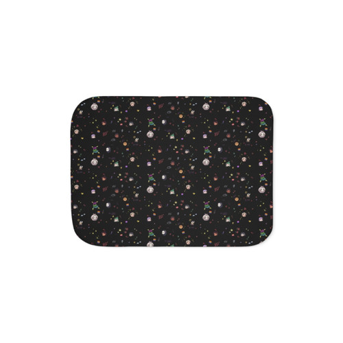 The Owl House (Black) Sherpa Blanket