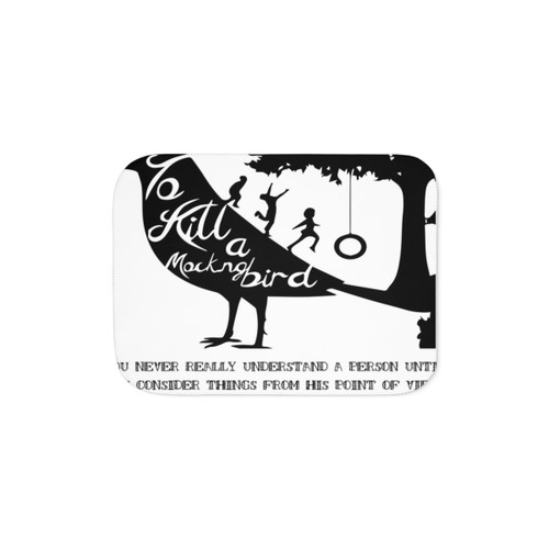 To Kill a Mockingbird Themed Sherpa Blanket