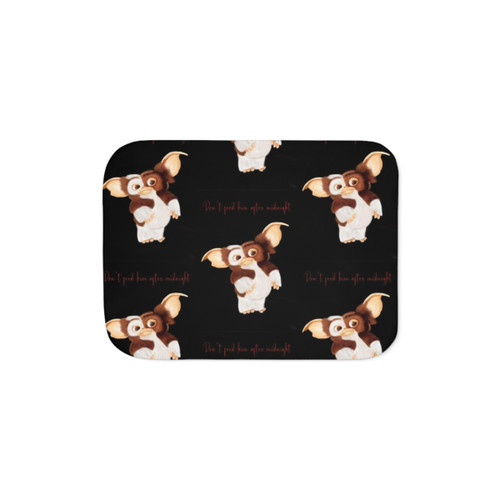 Gizmo Gremlins Movie Sherpa Blanket