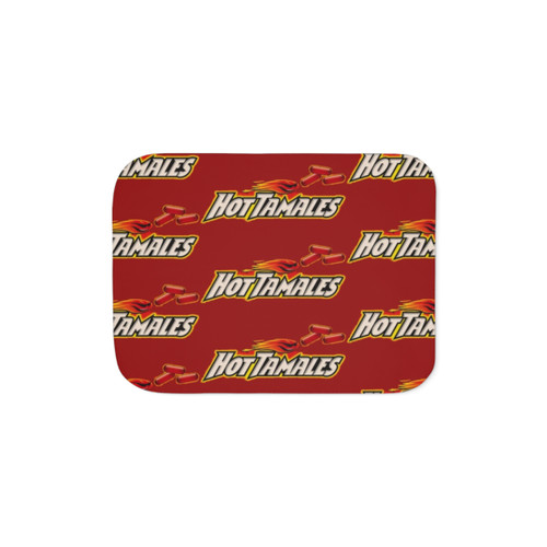 Hot Tamales Themed Sherpa Blanket