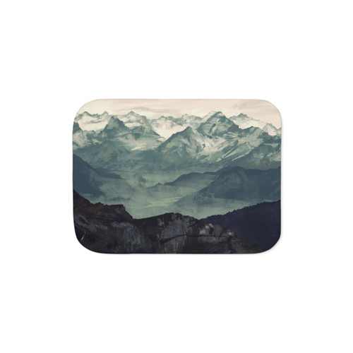 Mountain Fog Sherpa Blanket