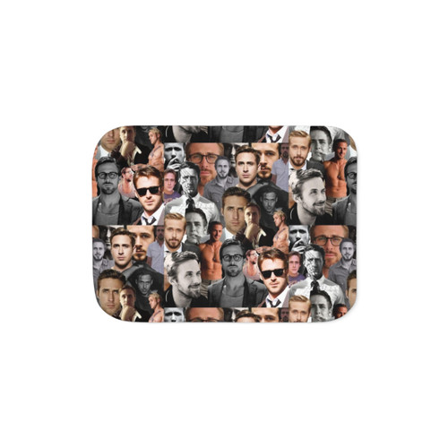 Ryan Gosling Collage Sherpa Blanket