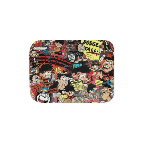 Beano 2 Sherpa Blanket - Vintage Kids Comics Throw Blanket
