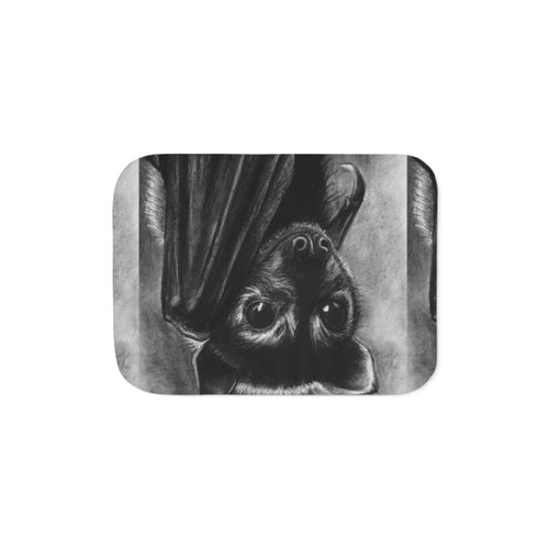 Cute Baby Bat Sherpa Blanket