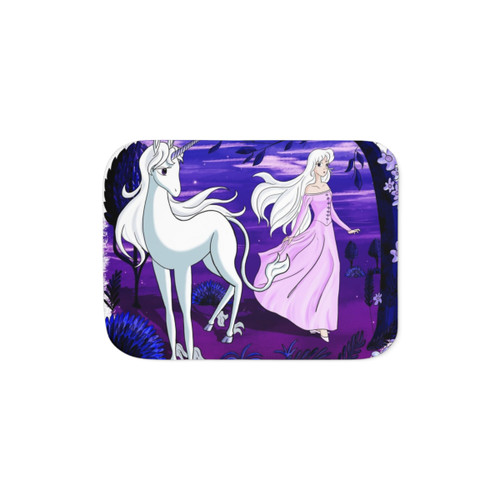The Last Unicorn Lady Amalthea Sherpa Blanket