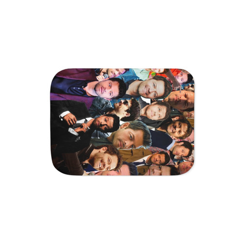 Misha Collins Photo Collage Sherpa Blanket