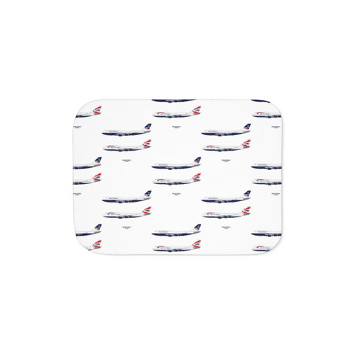 British Airways 747 Sherpa Blanket