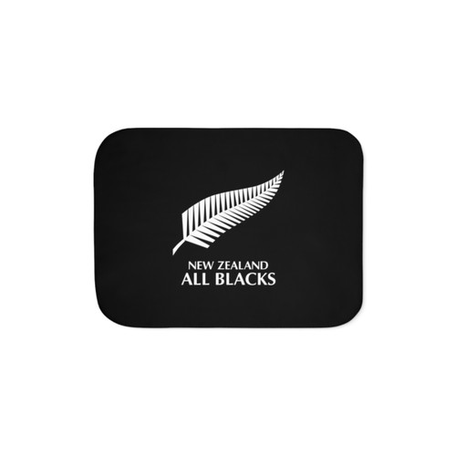 All Blacks Sherpa Fleece Blanket