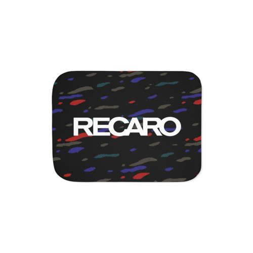 Retro JDM Sherpa Blanket with Confetti Print