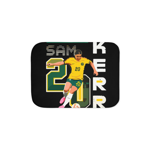 Cozy Sam Kerr Sherpa Blanket