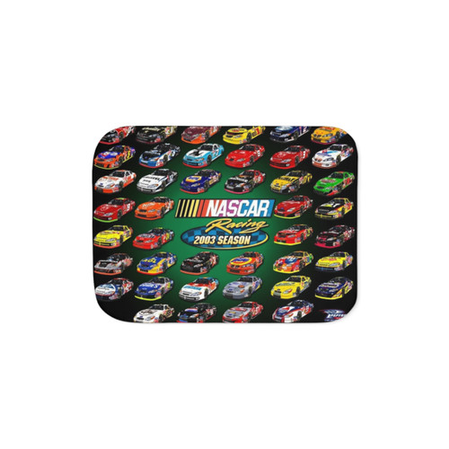 NASCAR Sherpa Blanket with all racing designs