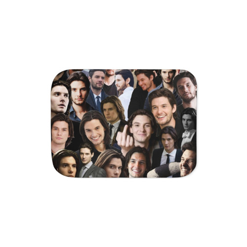 Ben Barnes Sherpa Throw Blanket