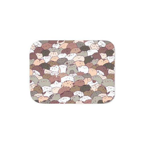 Lots of Cats Sherpa Blanket