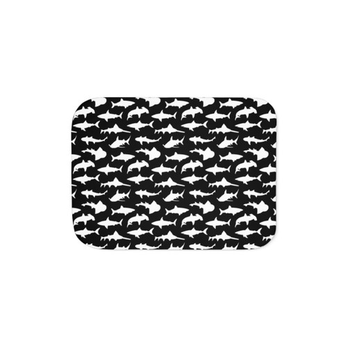 Cozy Shark Sherpa Throw Blanket