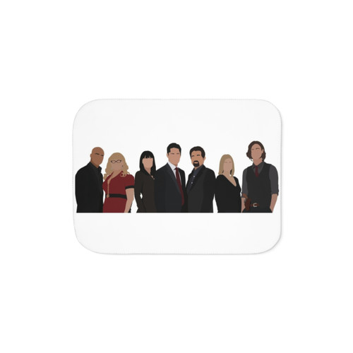 Soft Sherpa Blanket Featuring the Cast of Criminal Minds