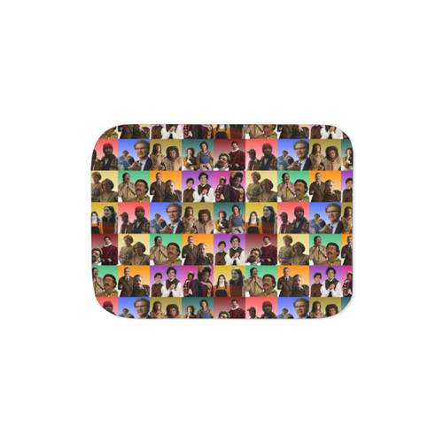 BBC Ghosts Retro Portraits Sherpa Blanket