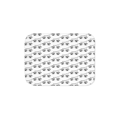 Cozy Sherpa Blanket with Man Face Design