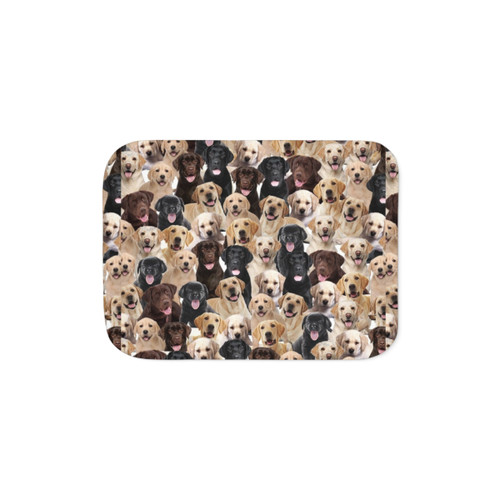 Labrador Sherpa Blanket