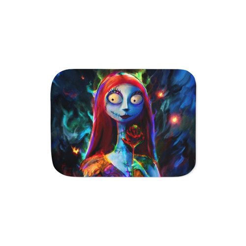 Nightmare Before Christmas Sally Sherpa Blanket