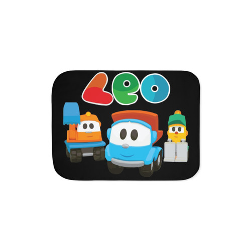 Leo the Truck Sherpa Blanket