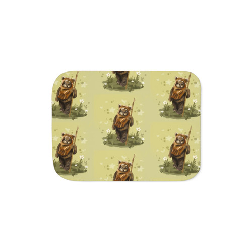 Cozy Ewok-themed Sherpa Blanket