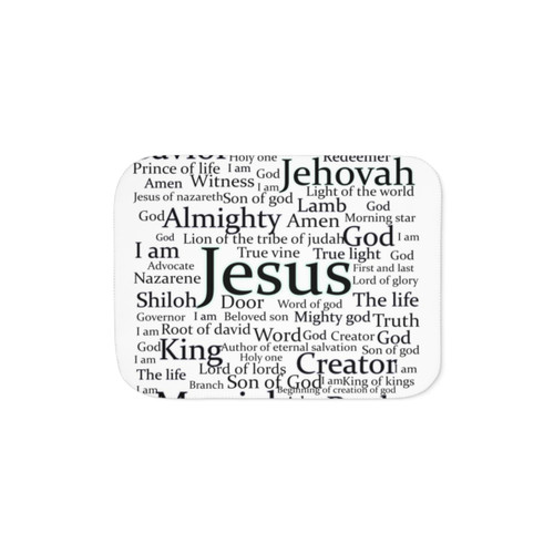 The Names of Jesus Sherpa Blanket