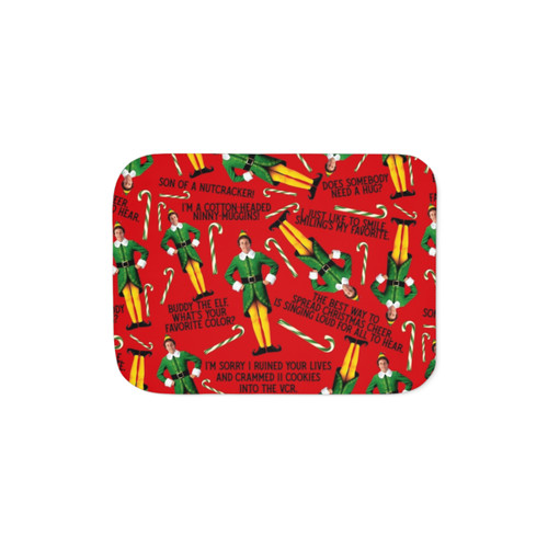 Buddy the Elf Sherpa Blanket - Christmas Movie Fan Gift