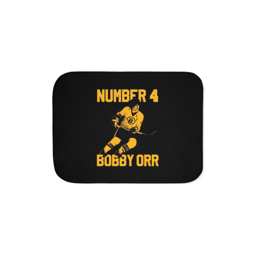 Retro Bobby Orr Boston Bruins Sherpa Blanket