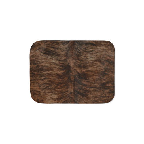 Brindle Sherpa Blanket for Cozy Warmth