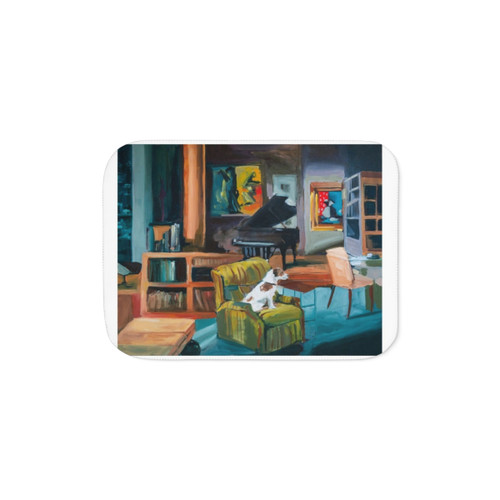 Frasier's Apartment Sherpa Throw Blanket