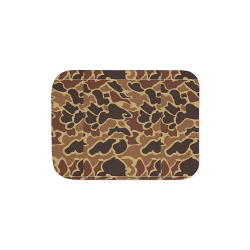 Duck Camo Sherpa Camping Blanket