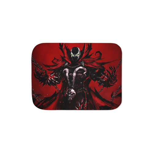 Red Monster Sherpa Blanket