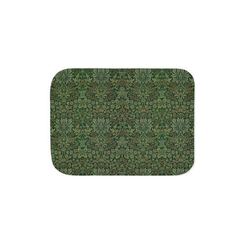 Flower Garden Sherpa Blanket by William Morris